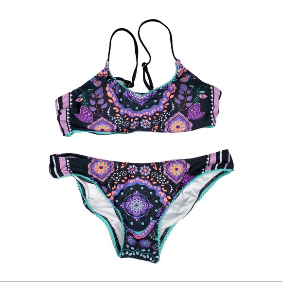 Cupshe Other - New Cupshe Song of Joy Lace Trim Bikini Set